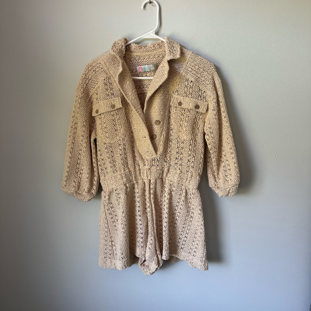 Free People Beach Ryan Romper - cream - Picture 2 of 6